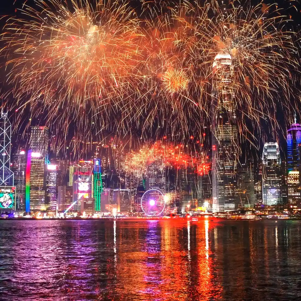 New Year's Eve Countdown Fireworks