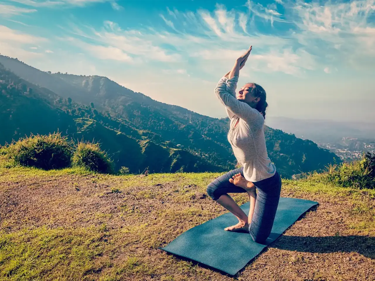 Yoga-Stunde